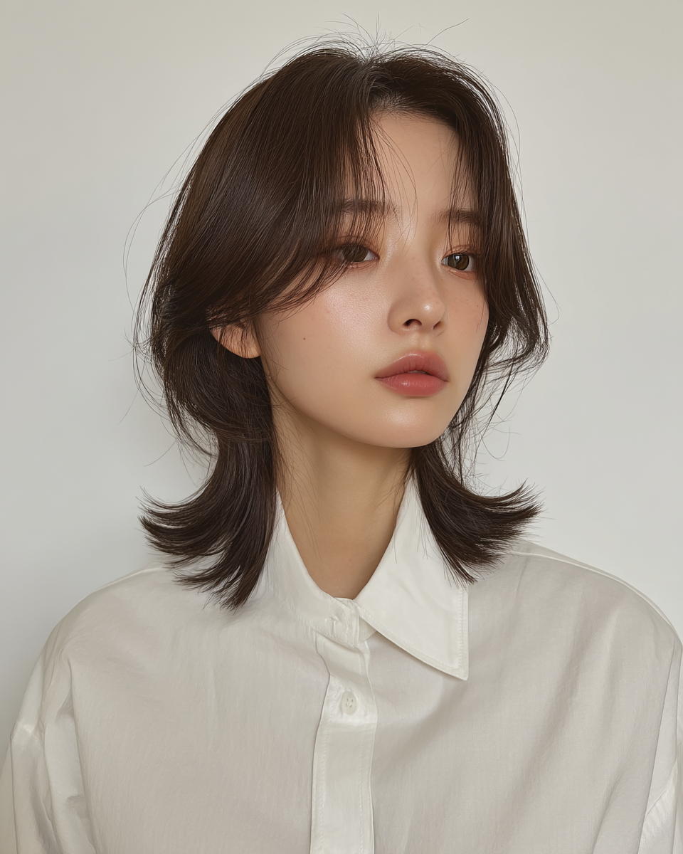 8 Elegant Layered Haircuts Seoul | Seoul Hair Salon 10 elegant layered haircuts Seoul - Style 7 at Korea Hair Salon Seoul