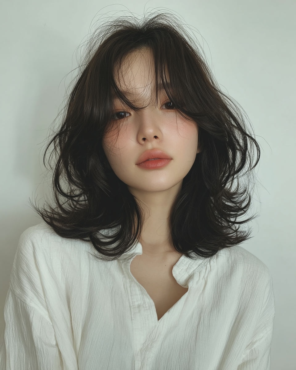 8 Elegant Layered Hairstyles 2026 | Seoul Hair Salon 9 elegant layered hairstyles Seoul - Style 6 at Korea Hair Salon Seoul