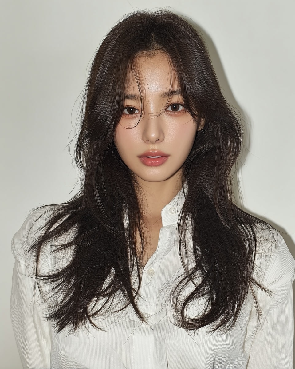 8 Elegant Layered Hairstyles 2026 | Seoul Hair Salon 10 elegant layered hairstyles Seoul - Style 7 at Korea Hair Salon Seoul