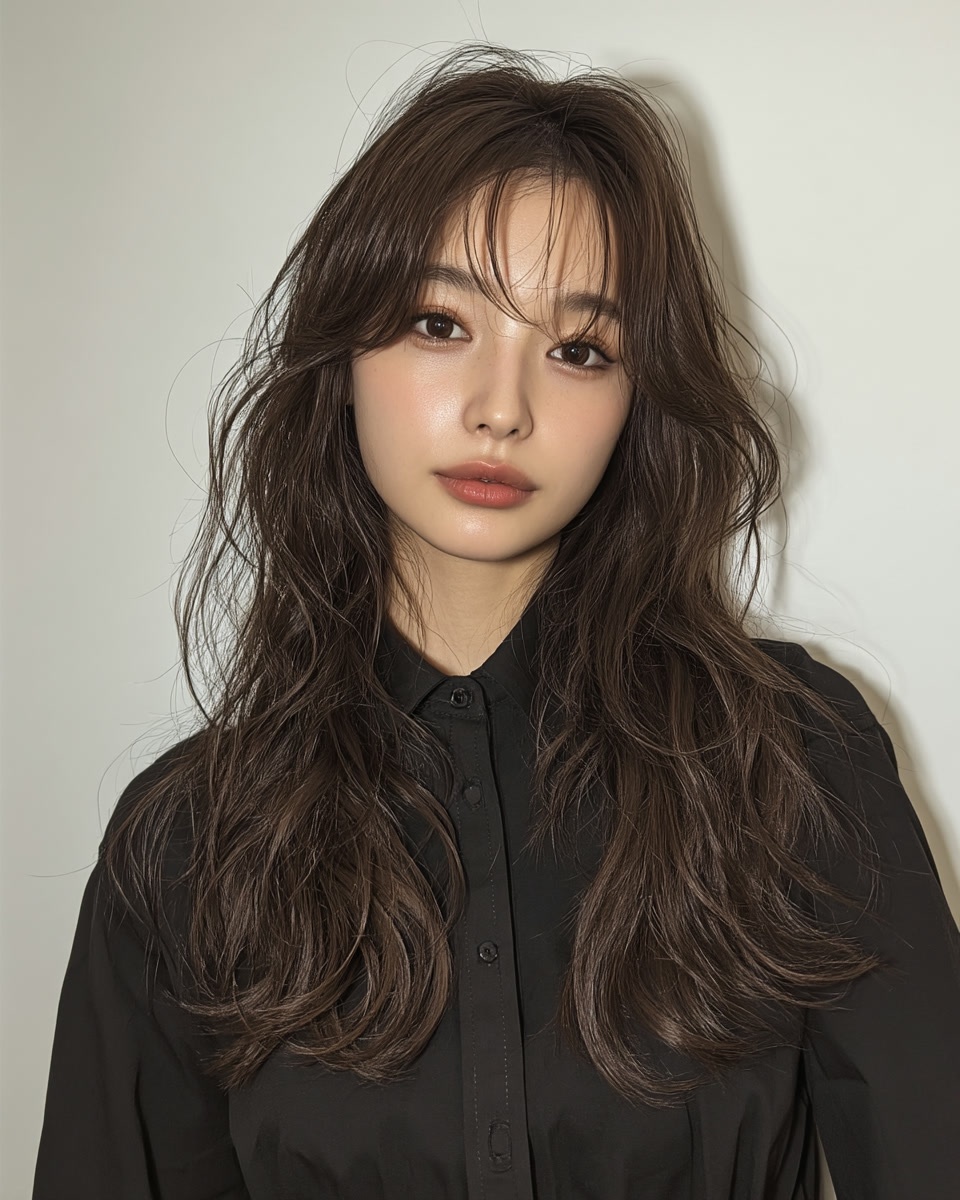 8 Elegant Layered Hairstyles 2026 | Seoul Hair Salon 11 elegant layered hairstyles Seoul - Style 8 at Korea Hair Salon Seoul