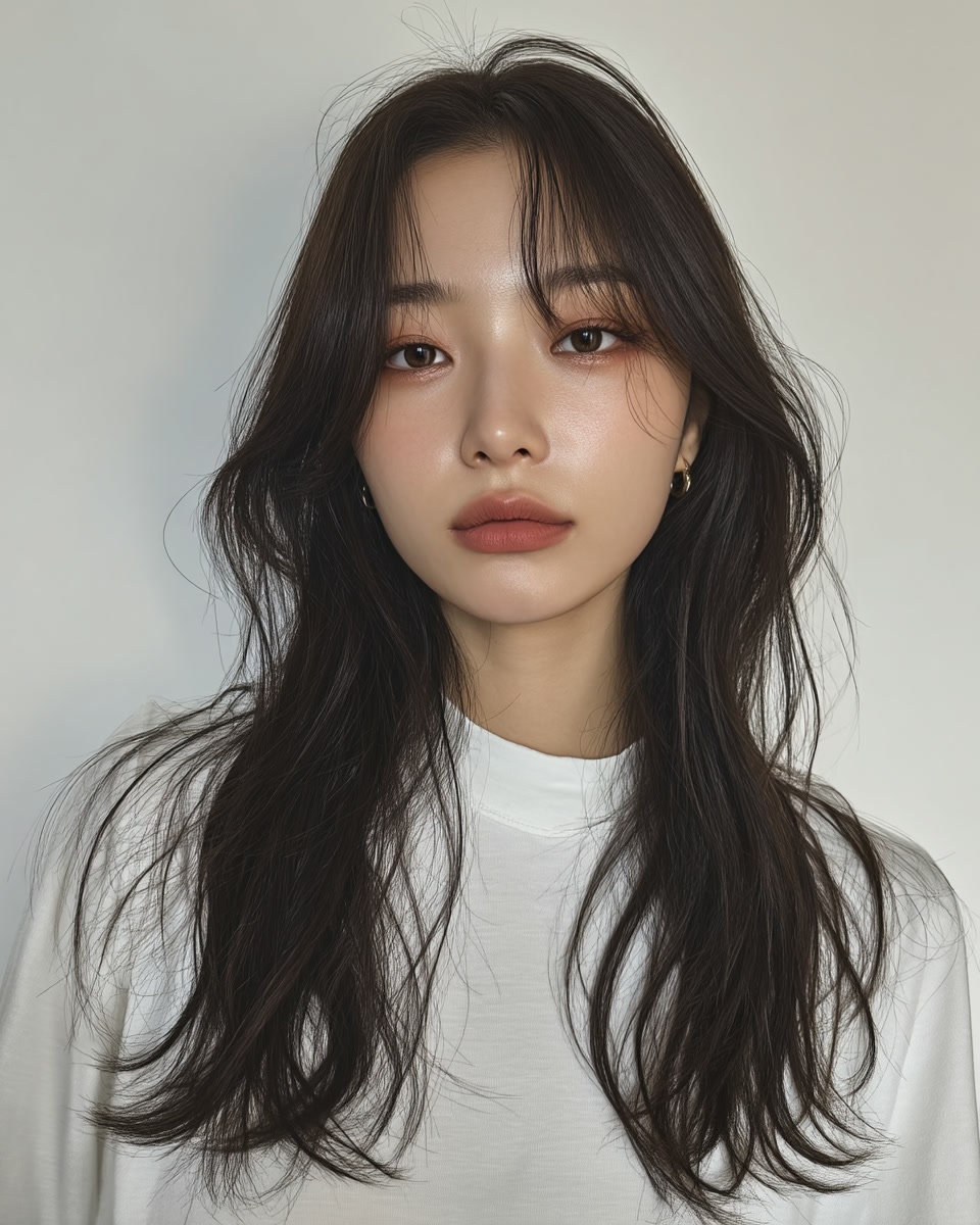 8 Elegant Layered Styles 2026 | Seoul Hair Salon 3 elegant layered styles Seoul - Style 1 at Korea Hair Salon Seoul