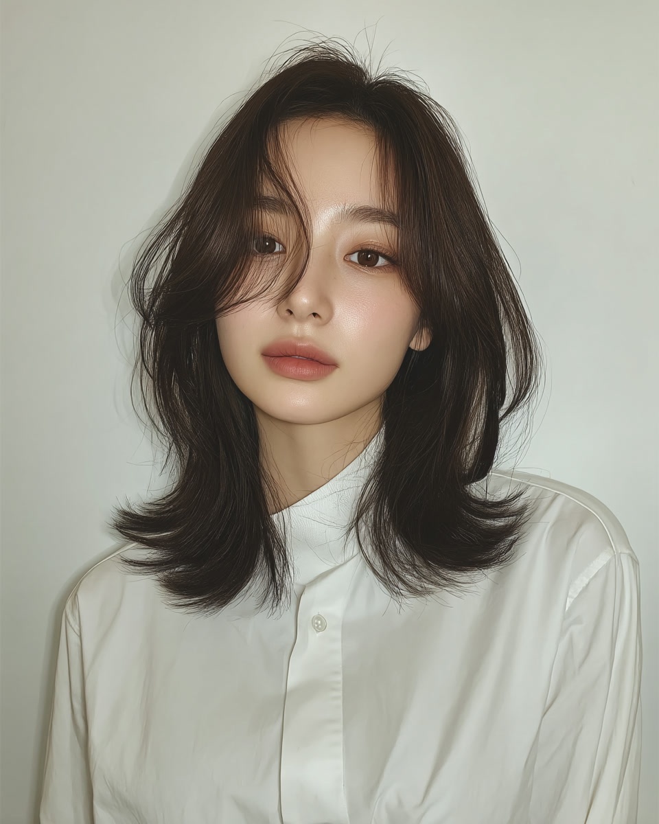 8 Elegant Long Layers 2026 | Seoul Hair Salon 9 elegant long layers Seoul - Style 6 at Korea Hair Salon Seoul