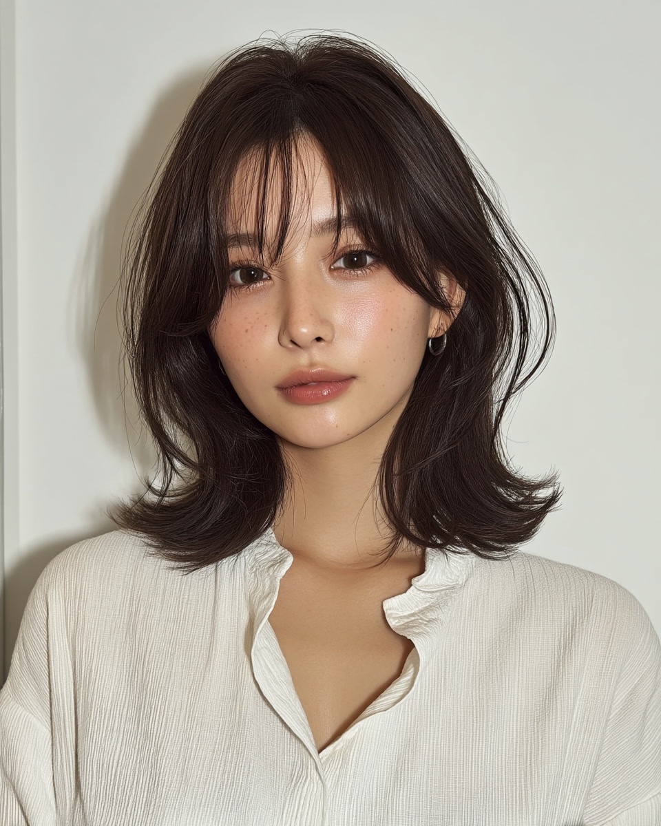 8 Elegant Natural Wave Styles | Seoul Hair Salon 5 elegant natural wave Seoul - Style 3 at Korea Hair Salon Seoul