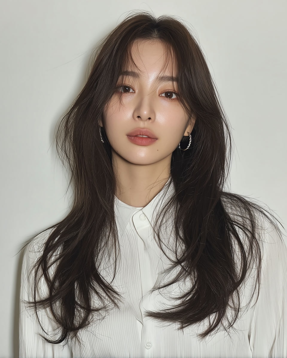 8 Elegant Soft Layered Hairstyles Seoul | Seoul Hair Salon 7 elegant soft layered hairstyles Seoul - Style 4 at Korea Hair Salon Seoul