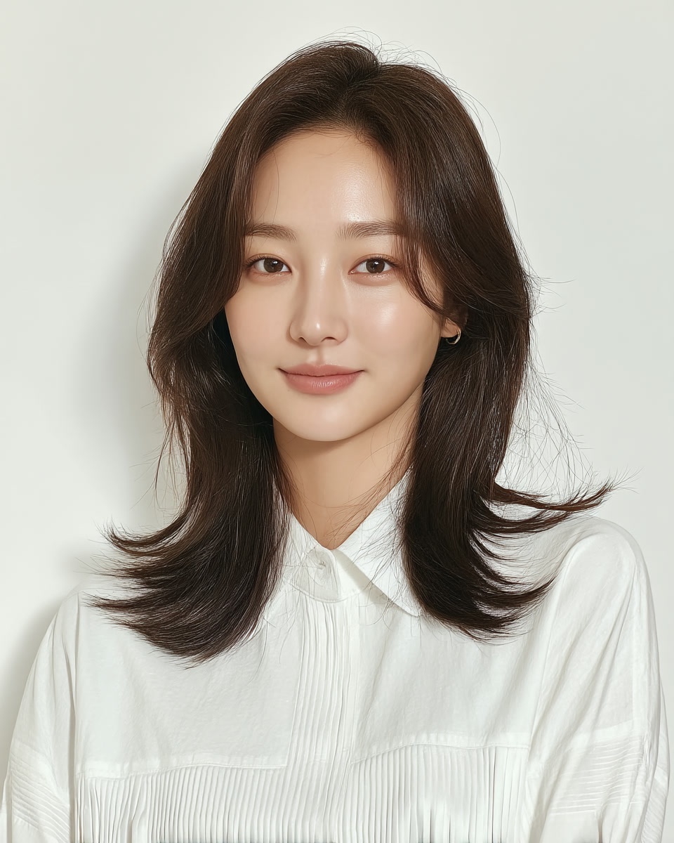 8 Elegant Soft Layered Hairstyles Seoul | Seoul Hair Salon 8 elegant soft layered hairstyles Seoul - Style 5 at Korea Hair Salon Seoul