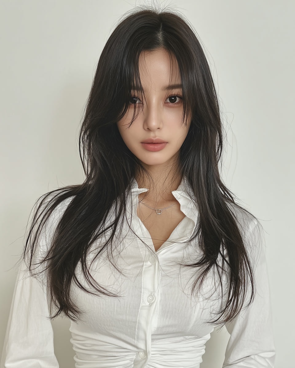 8 Elegant Soft Layered Styles | Seoul Hair Salon 5 elegant soft layered Seoul - Style 3 at Korea Hair Salon Seoul