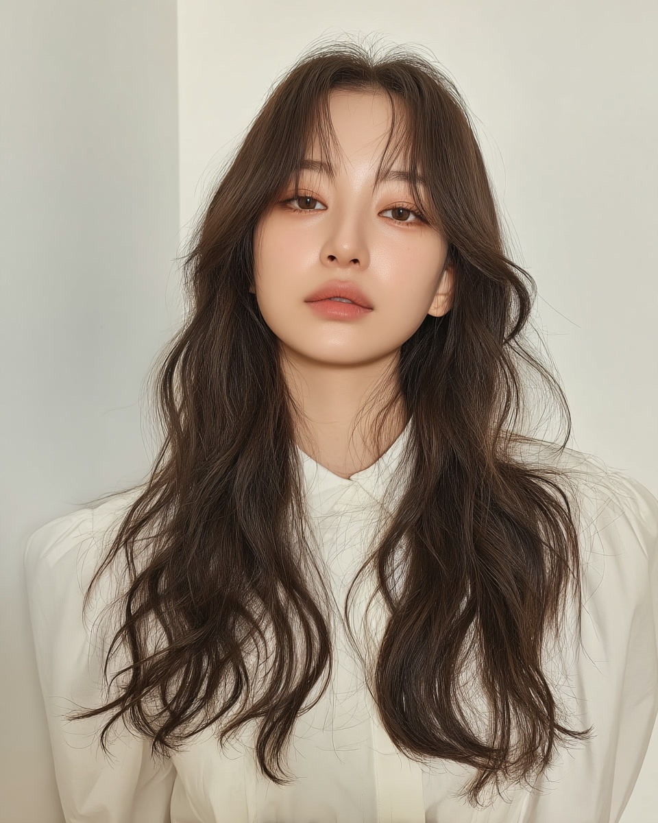 8 Elegant Soft Layered Styles | Seoul Hair Salon 10 elegant soft layered Seoul - Style 7 at Korea Hair Salon Seoul