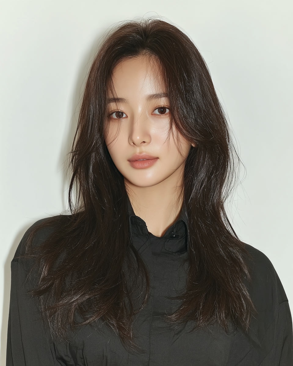 8 Elegant Soft Layers in Seoul | Seoul Hair Salon 3 elegant soft layers Seoul - Style 1 at Korea Hair Salon Seoul