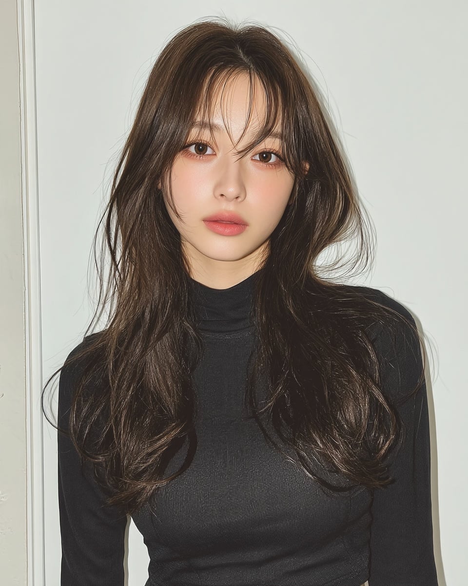 8 Elegant Soft Layers in Seoul | Seoul Hair Salon 5 elegant soft layers Seoul - Style 3 at Korea Hair Salon Seoul