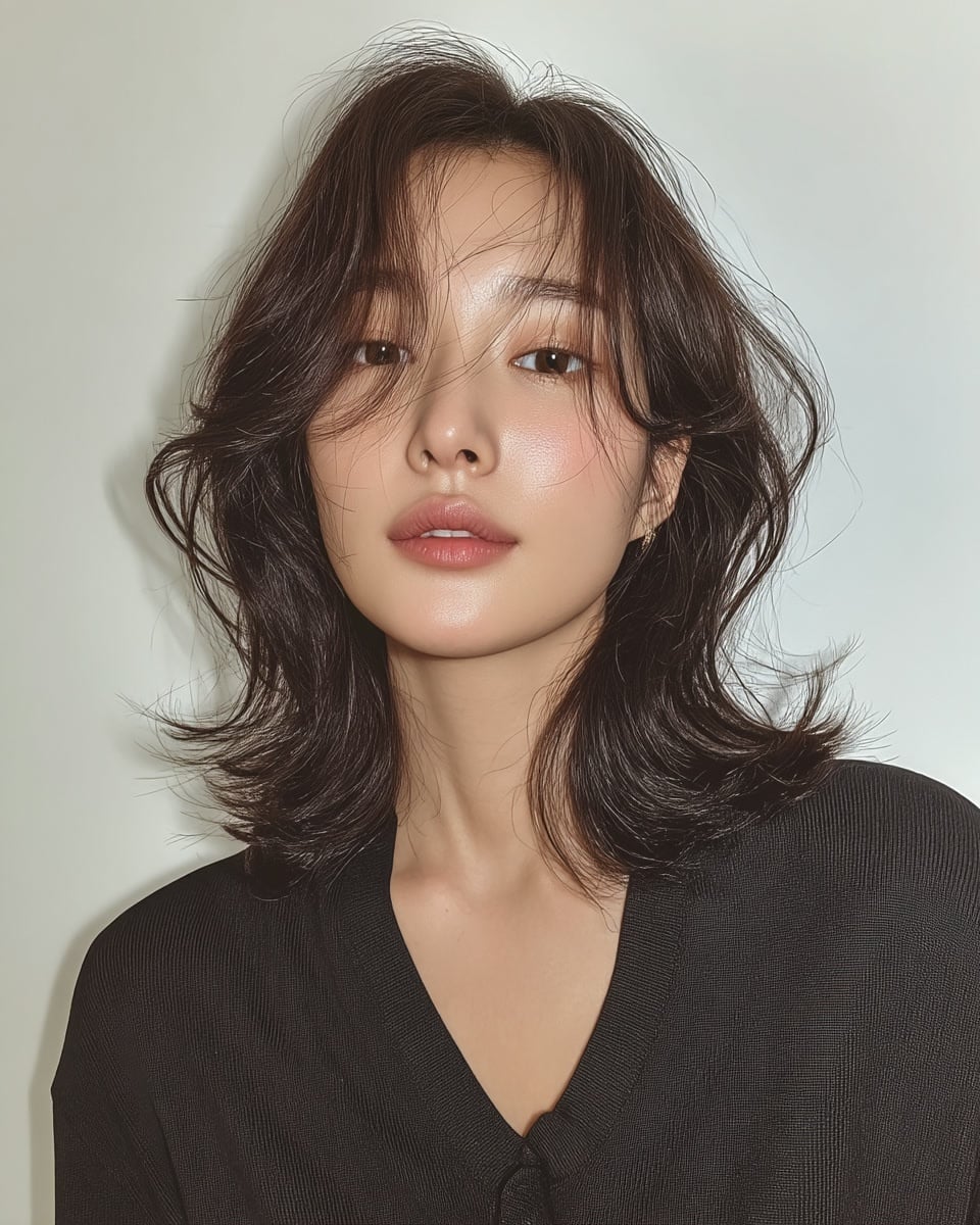 8 Elegant Soft Layers in Seoul | Seoul Hair Salon 9 elegant soft layers Seoul - Style 6 at Korea Hair Salon Seoul