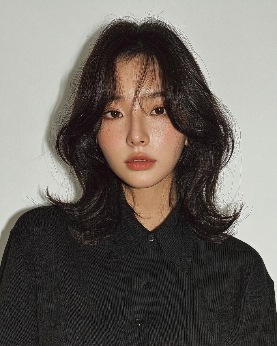 8 Elegant Soft Wave Hairstyles 2026 | Seoul Hair Salon 4 elegant soft wave Seoul - Style 2 at Korea Hair Salon Seoul