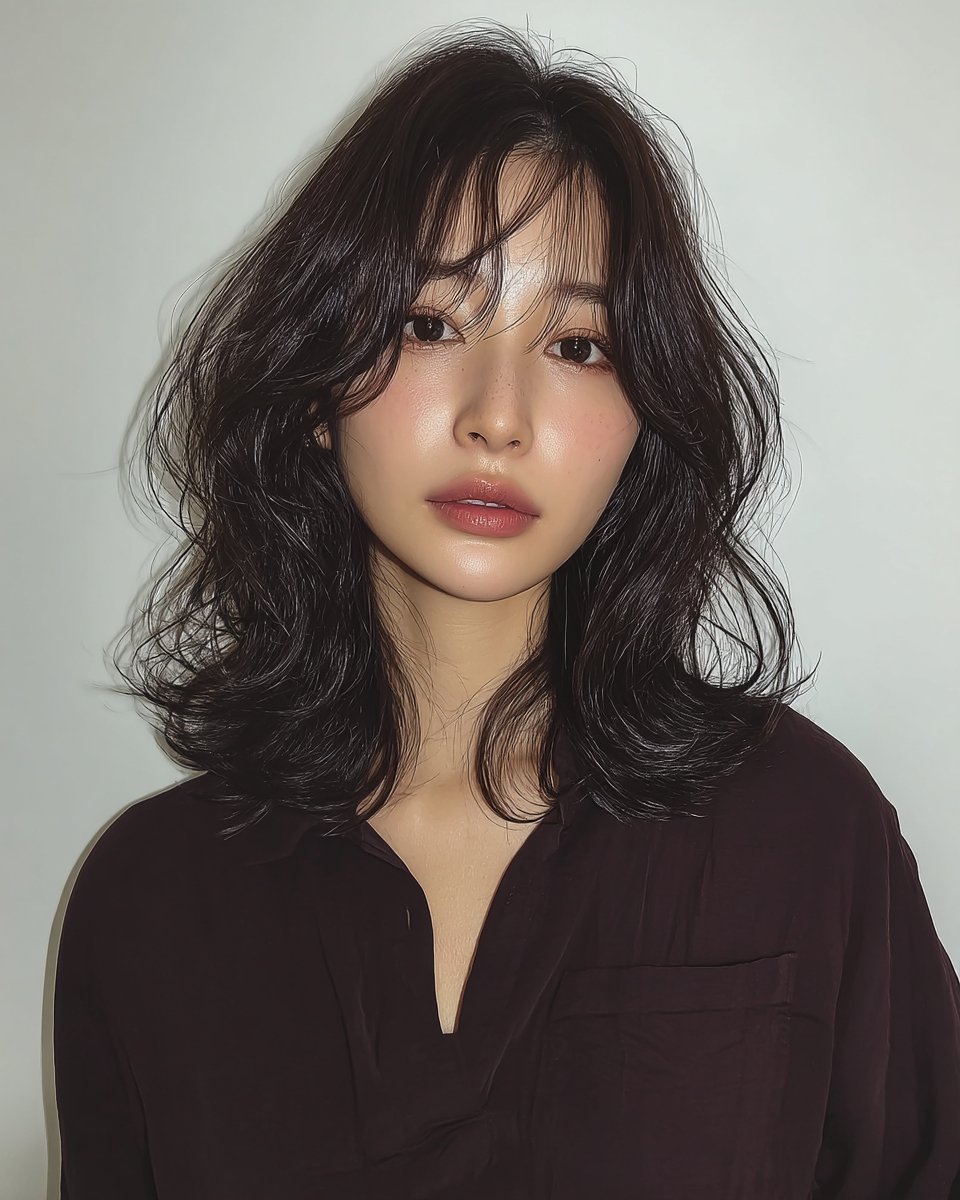 8 Elegant Soft Wave Hairstyles 2026 | Seoul Hair Salon 11 elegant soft wave Seoul - Style 8 at Korea Hair Salon Seoul