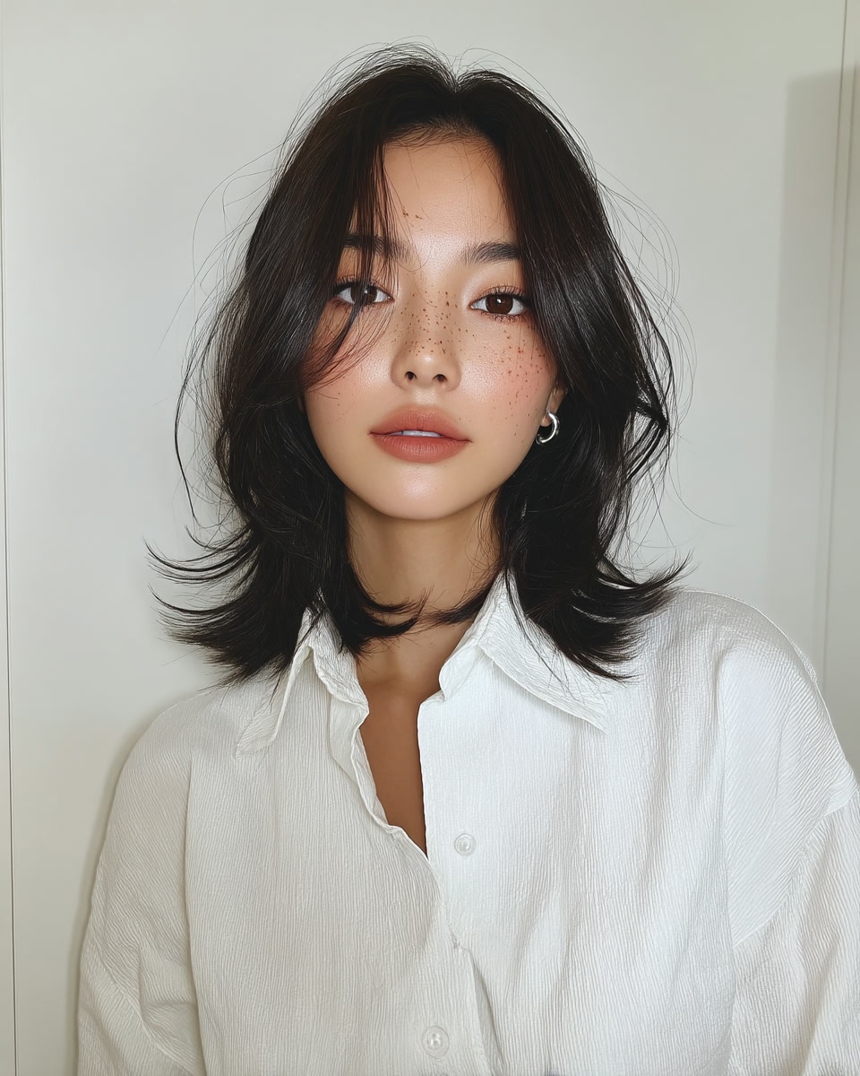 8 Elegant Soft Wave Perm Styles | Seoul Hair Salon 8 elegant soft wave perm Seoul - Style 5 at Korea Hair Salon Seoul