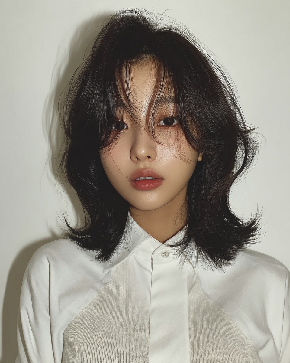 8 Elegant Soft Wave Styles 2026 | Seoul Hair Salon 3 elegant soft wave Seoul 2026 - Style 1 at Korea Hair Salon Seoul