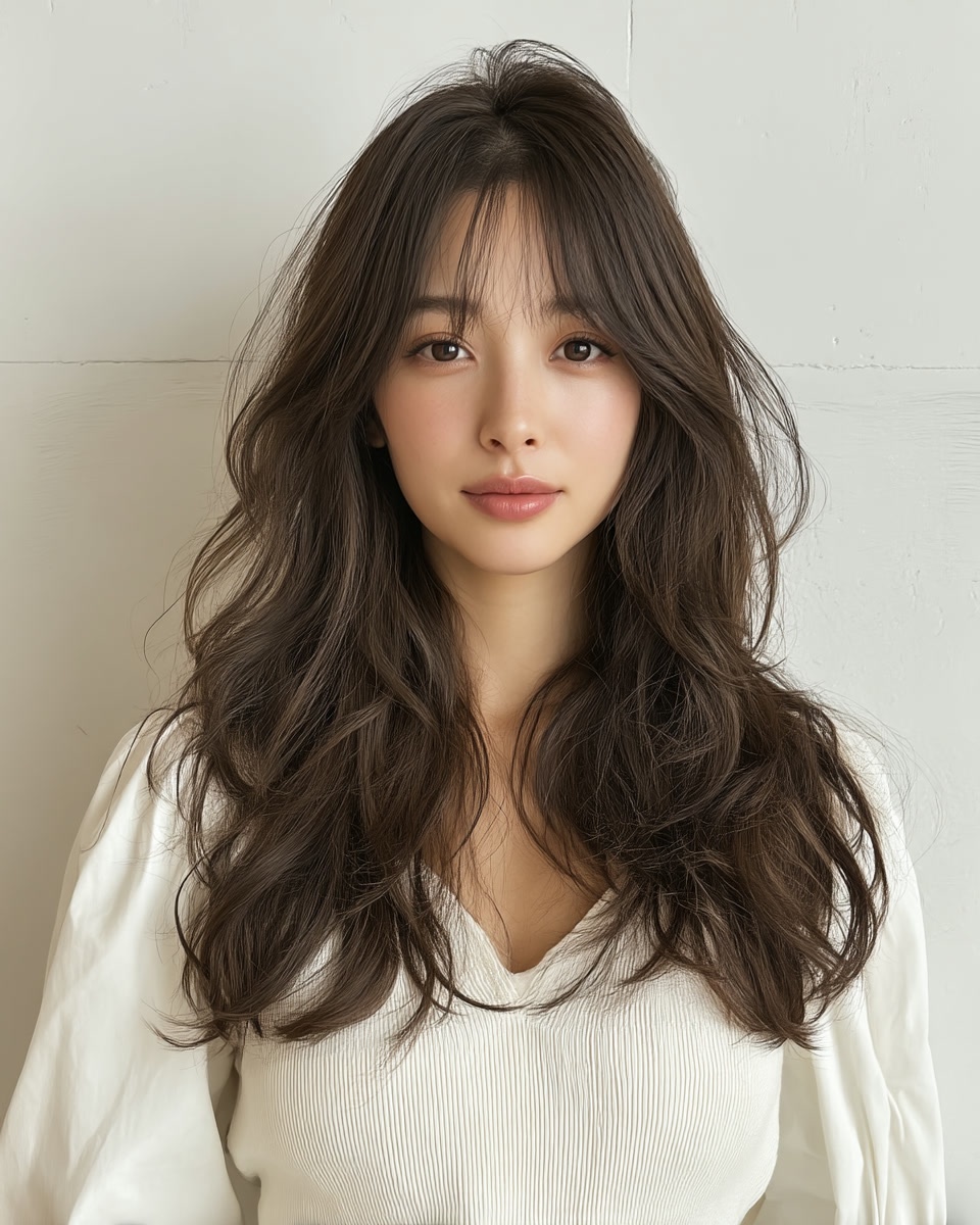 8 Elegant Soft Wave Styles 2026 | Seoul Hair Salon 5 elegant soft wave Seoul 2026 - Style 3 at Korea Hair Salon Seoul