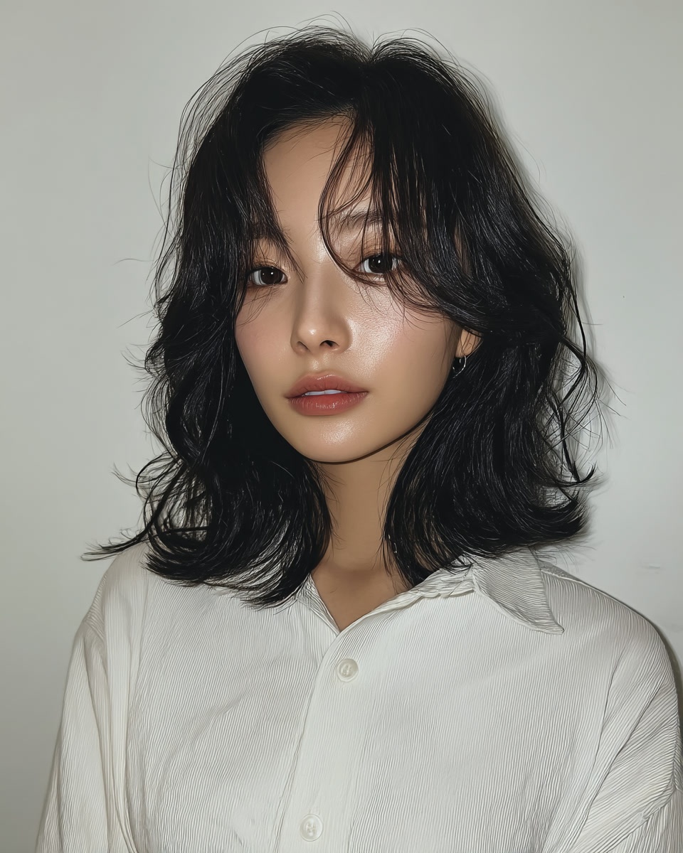 8 Elegant Soft Wave Styles 2026 | Seoul Hair Salon 5 elegant soft wave Seoul - Style 3 at Korea Hair Salon Seoul