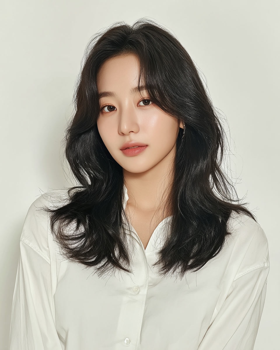 8 Elegant Soft Wave Styles 2026 | Seoul Hair Salon 7 elegant soft wave Seoul 2026 - Style 4 at Korea Hair Salon Seoul