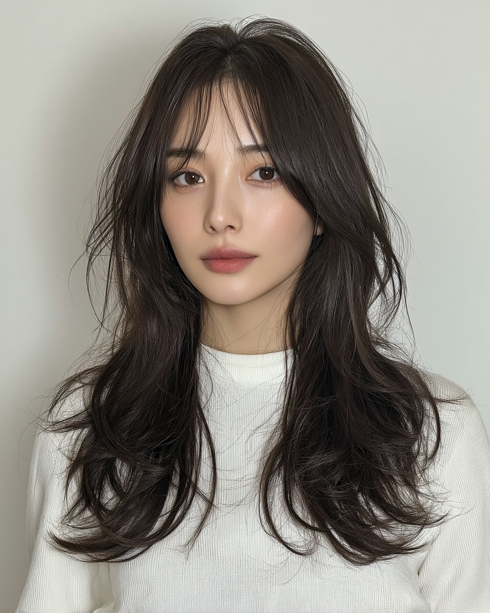 8 Elegant Soft Wave Styles 2026 | Seoul Hair Salon 9 elegant soft wave Seoul - Style 6 at Korea Hair Salon Seoul