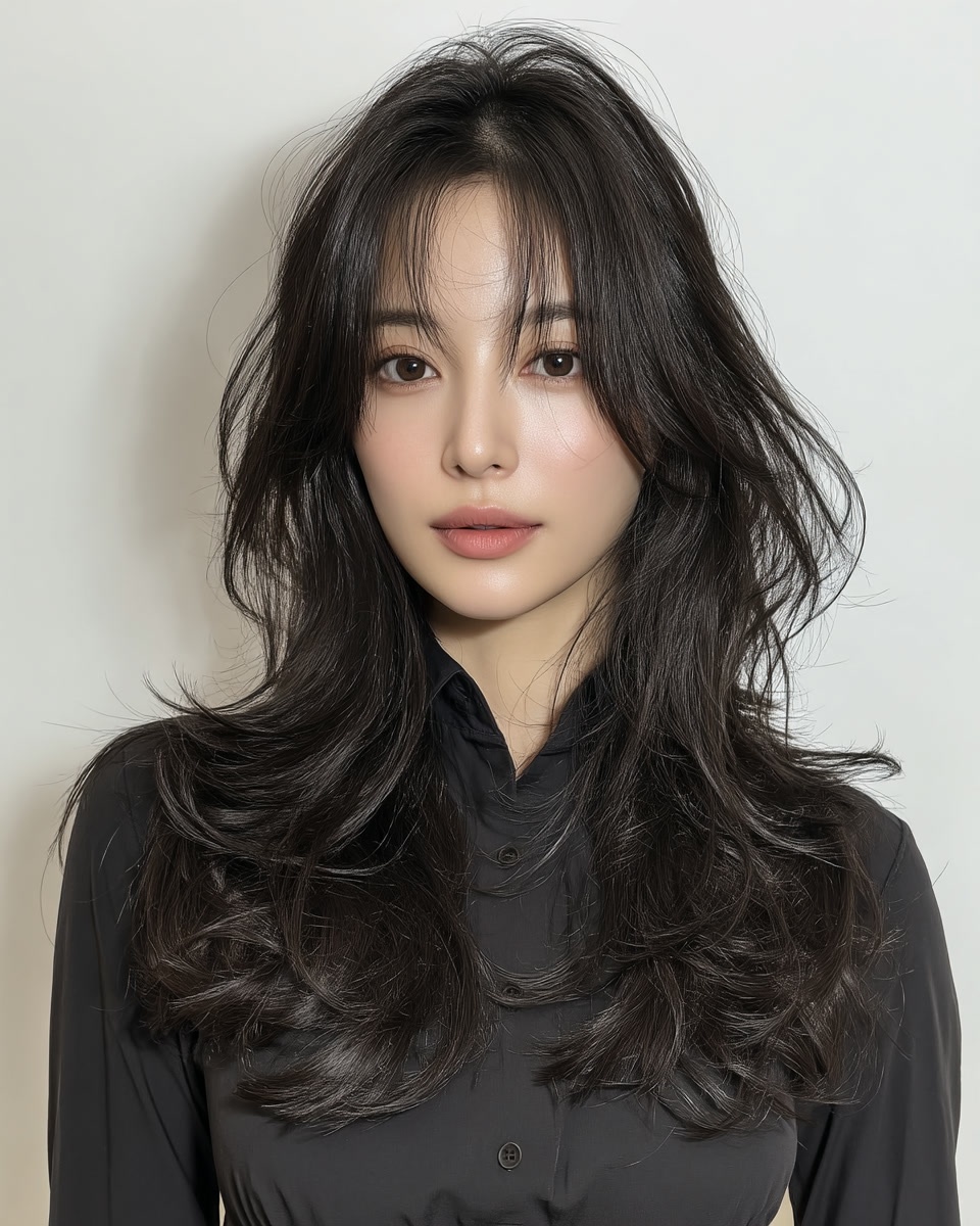 8 Elegant Soft Wave Styles 2026 | Seoul Hair Salon 10 elegant soft wave Seoul 2026 - Style 7 at Korea Hair Salon Seoul