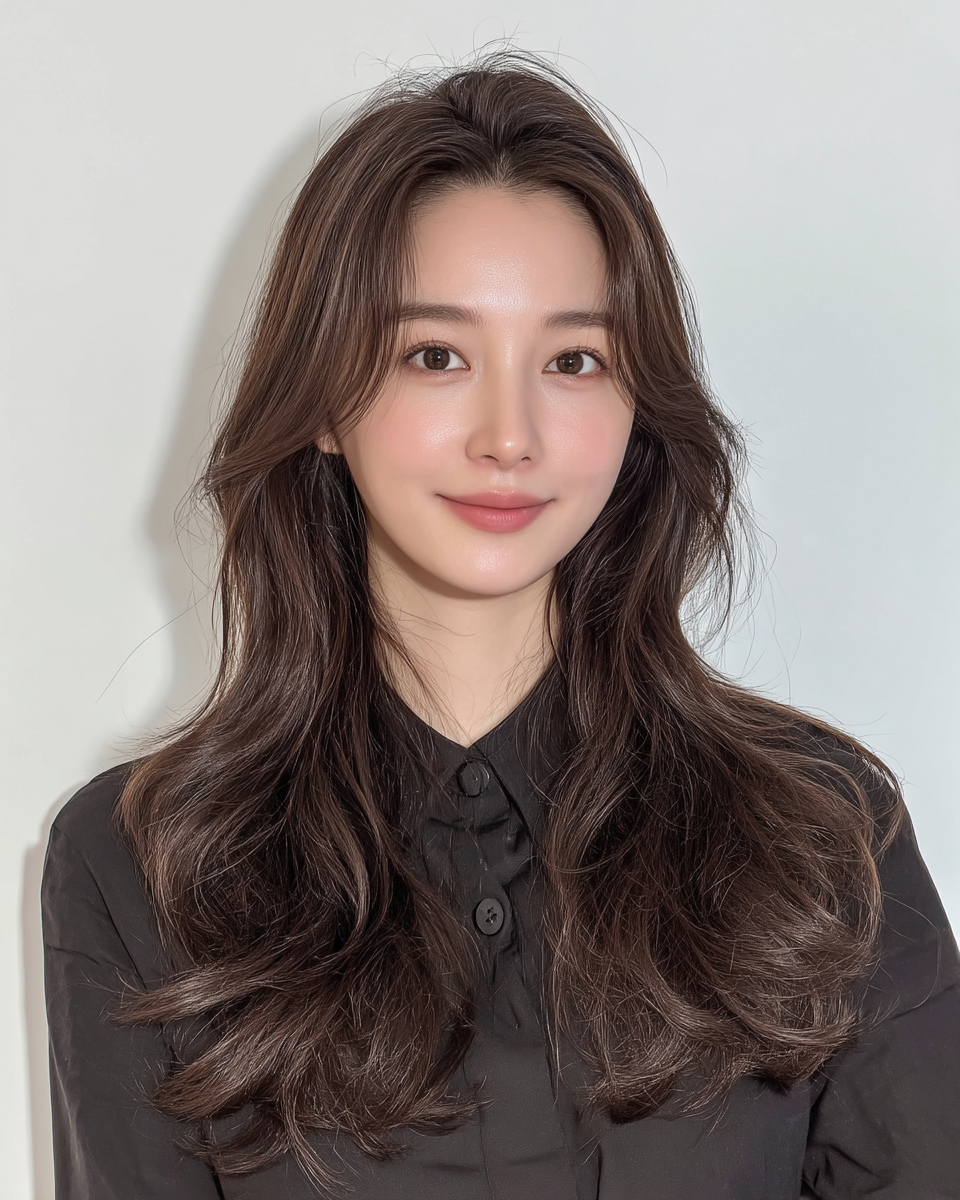 8 Elegant Soft Wave Styles 2026 | Seoul Hair Salon 11 elegant soft wave Seoul - Style 8 at Korea Hair Salon Seoul