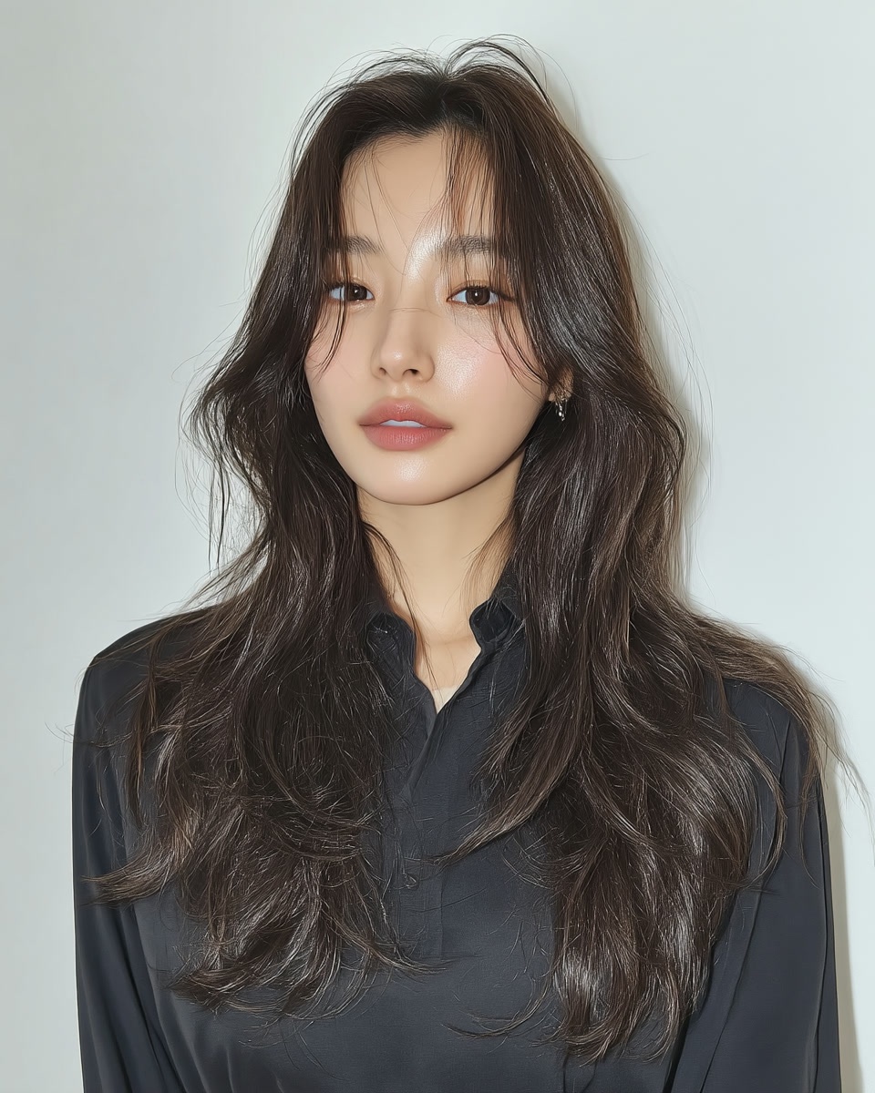 8 Elegant Soft Wave Styles in Seoul | Seoul Hair Salon 3 elegant soft wave Seoul - Style 1 at Korea Hair Salon Seoul