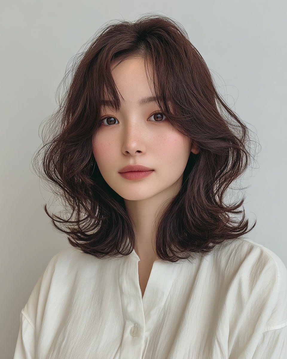 8 Elegant Soft Wave Styles in Seoul | Seoul Hair Salon 5 elegant soft wave Seoul - Style 3 at Korea Hair Salon Seoul
