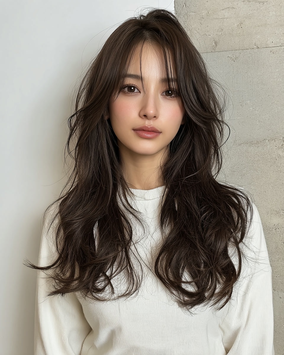 8 Elegant Wavy Hairstyles 2026 | Seoul Hair Salon 10 elegant wavy hairstyles Seoul - Style 7 at Korea Hair Salon Seoul