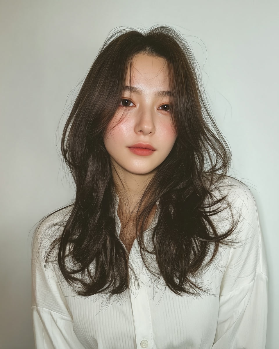 8 Elegant Wavy Hairstyles 2026 | Seoul Hair Salon 11 elegant wavy hairstyles Seoul - Style 8 at Korea Hair Salon Seoul