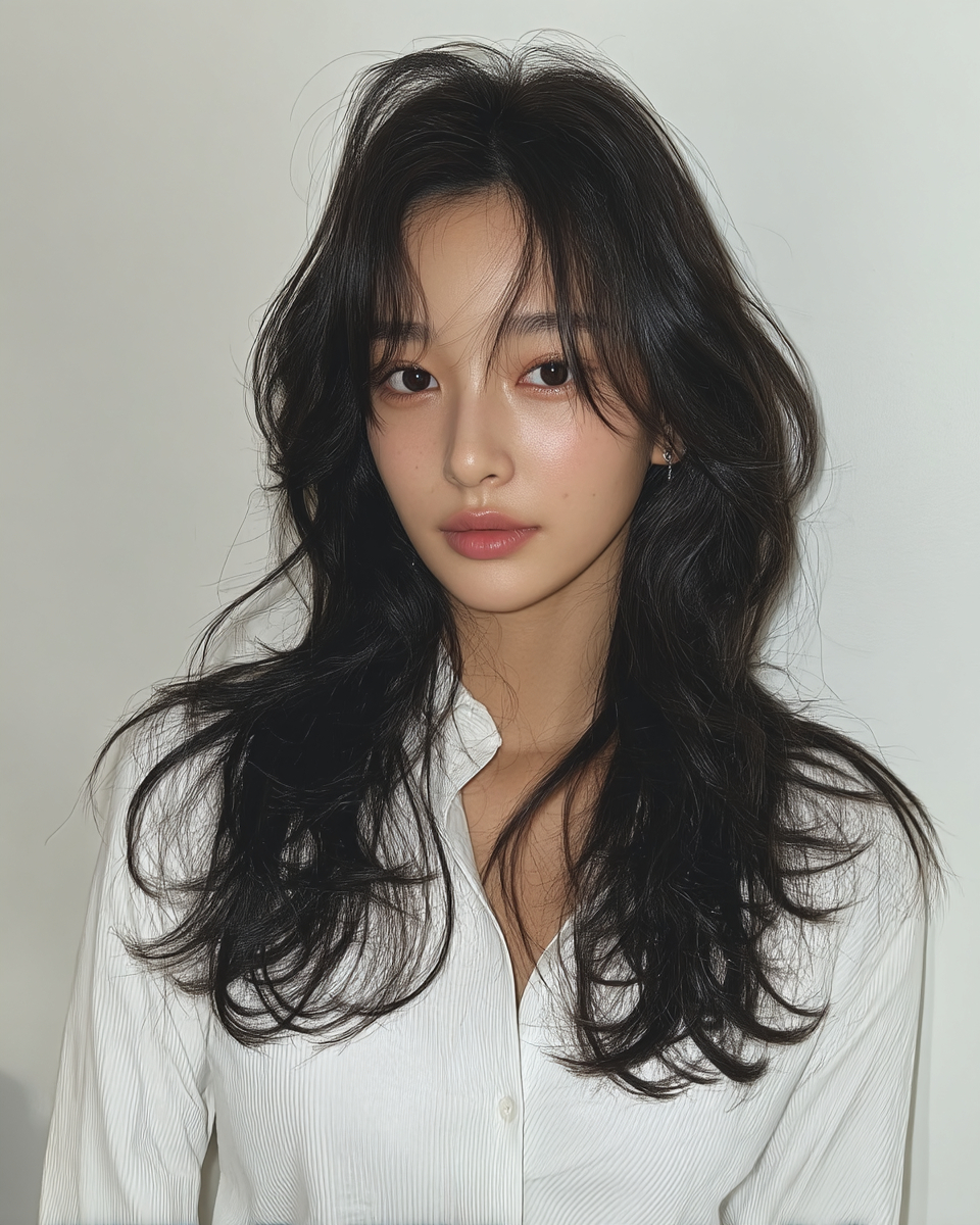 8 Elegant Wavy Hairstyles Seoul | Seoul Hair Salon 5 elegant wavy hairstyles Seoul - Style 3 at Korea Hair Salon Seoul