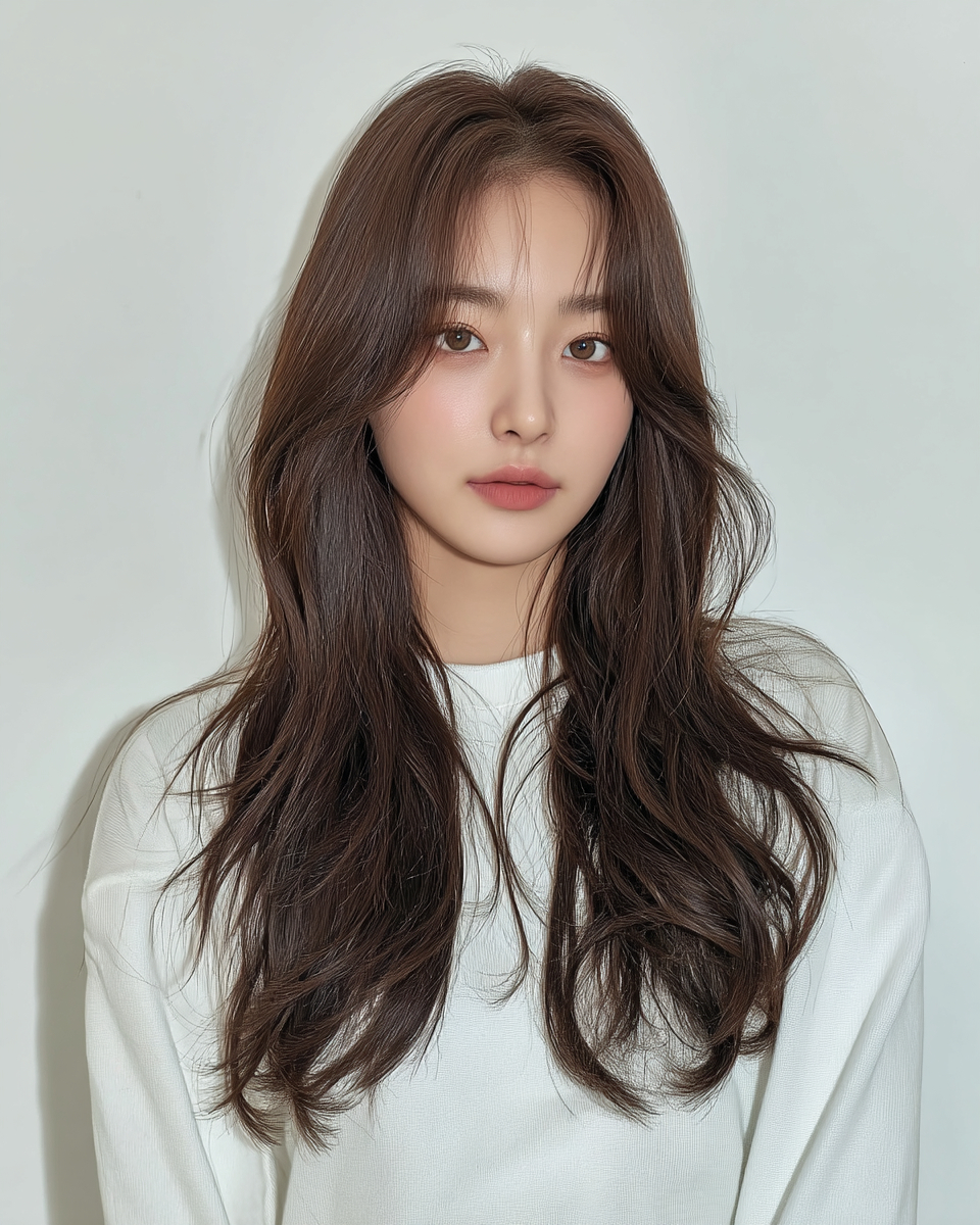 8 Elegant Wavy Hairstyles Seoul | Seoul Hair Salon 9 elegant wavy hairstyles Seoul - Style 6 at Korea Hair Salon Seoul