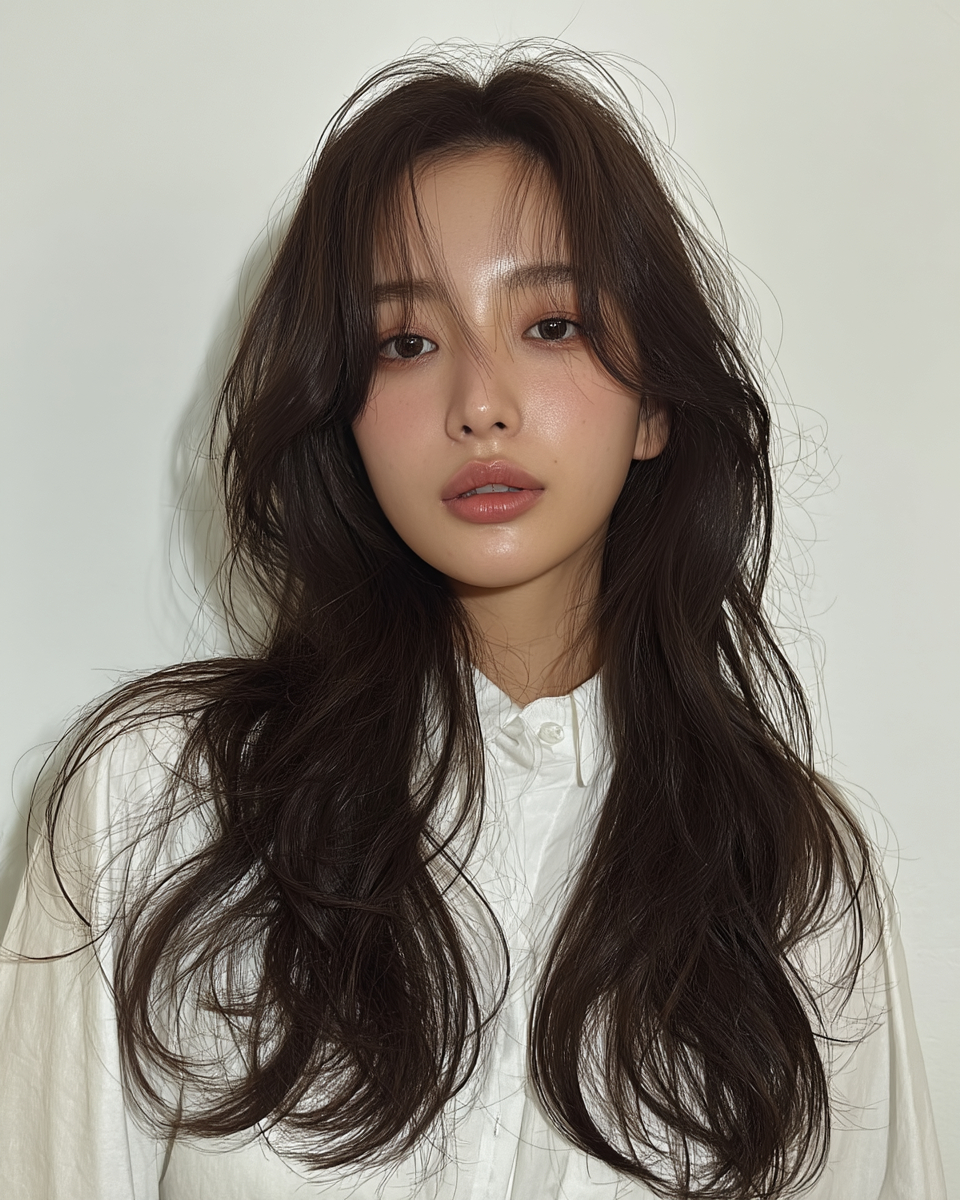 8 Elegant Wavy Hairstyles Seoul | Seoul Hair Salon 10 elegant wavy hairstyles Seoul - Style 7 at Korea Hair Salon Seoul