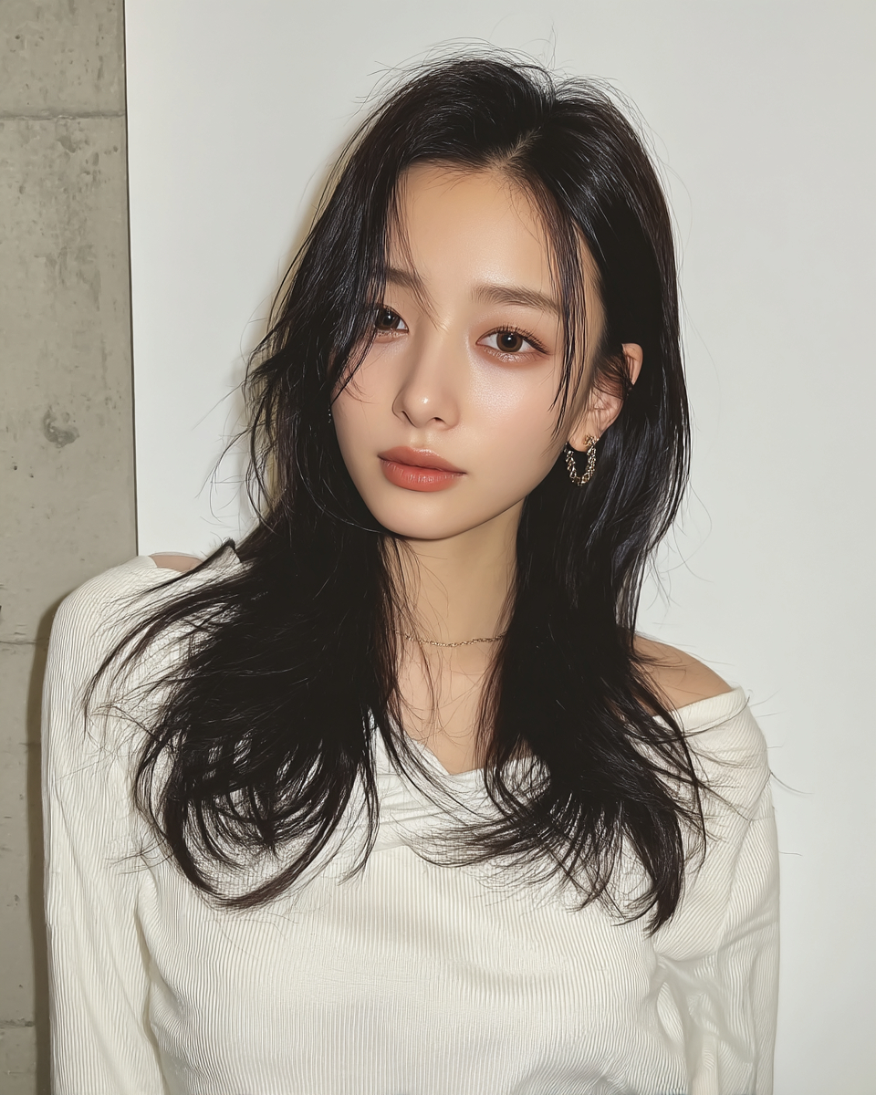 8 Elegant Wavy Hairstyles Seoul | Seoul Hair Salon 11 elegant wavy hairstyles Seoul - Style 8 at Korea Hair Salon Seoul