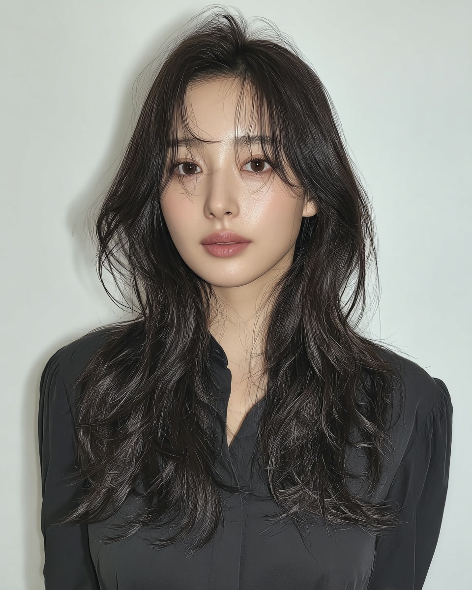 8 Flattering Styles for Long Faces in Seoul | Seoul Hair Salon 8 hairstyles for long faces Seoul - Style 5 at Korea Hair Salon Seoul