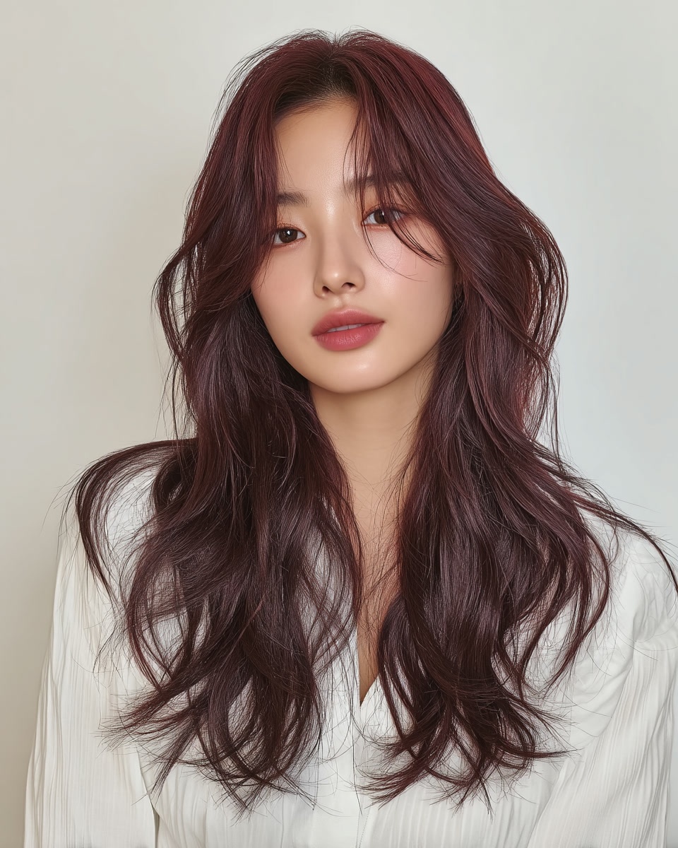 8 Flattering Styles for Long Faces in Seoul | Seoul Hair Salon 10 hairstyles for long faces Seoul - Style 7 at Korea Hair Salon Seoul