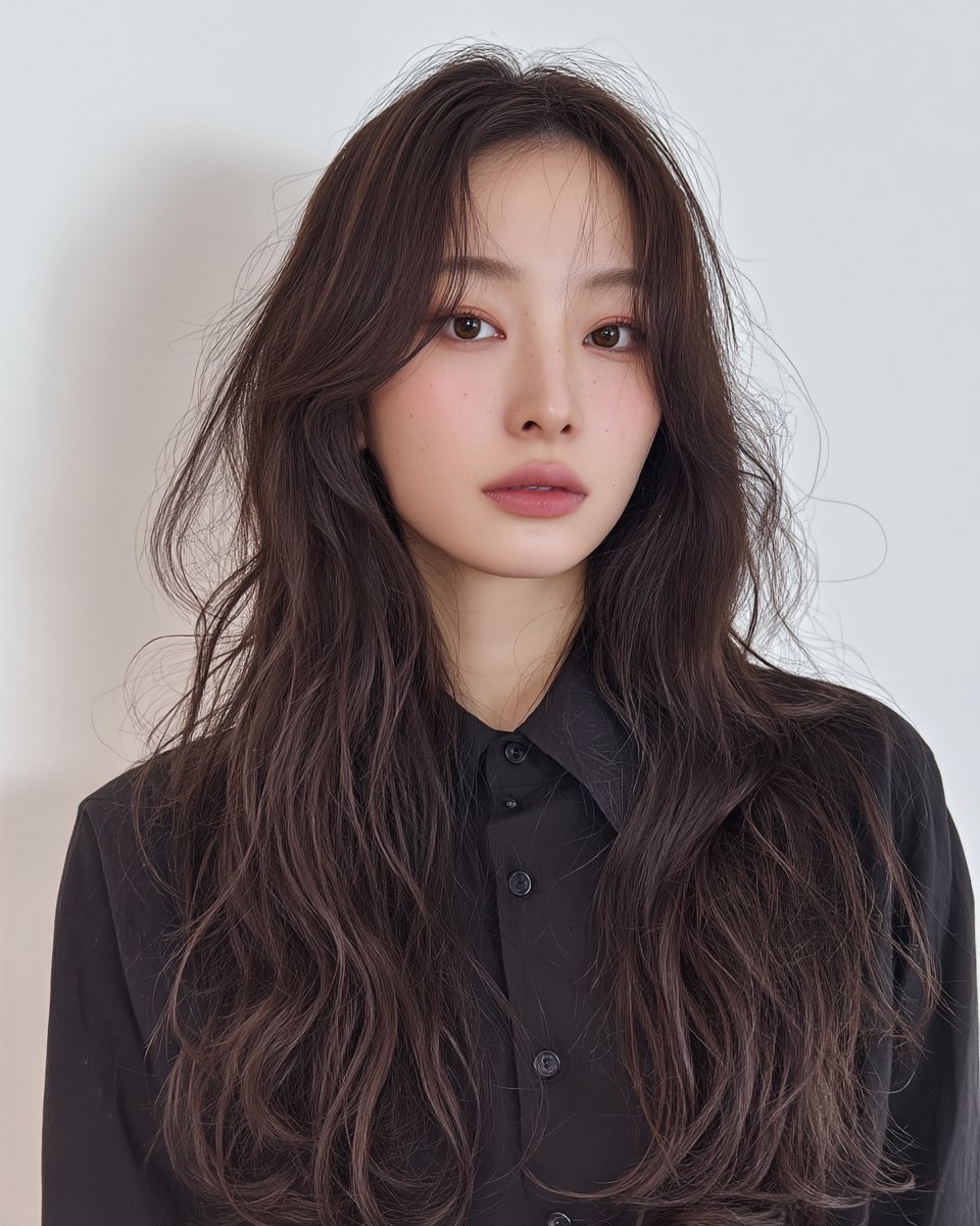 8 Hairstyles for Round Faces 2026 | Seoul Hair Salon 5 hairstyles for round faces 2026 - Style 3 at Korea Hair Salon Seoul