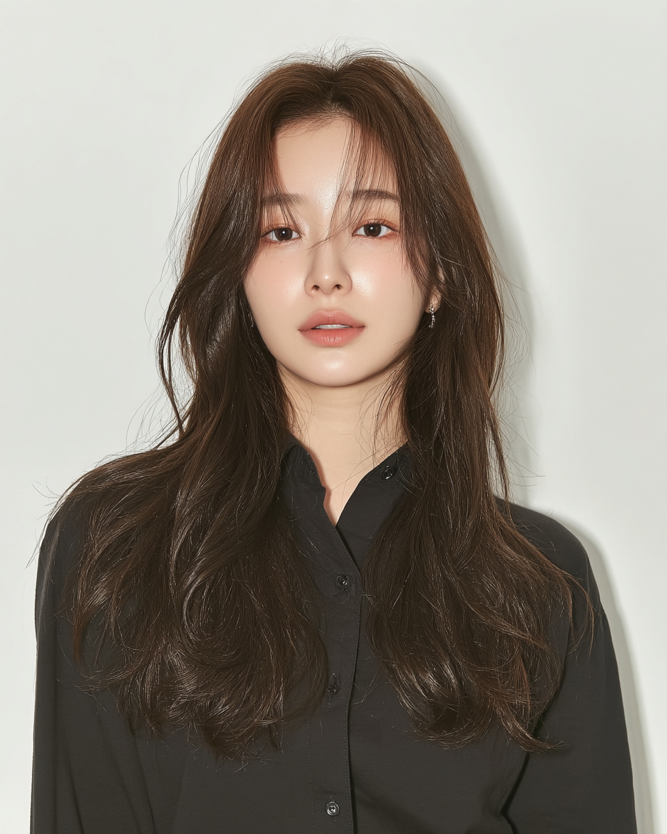 8 Hairstyles for Round Faces 2026 | Seoul Hair Salon 8 hairstyles for round faces 2026 - Style 5 at Korea Hair Salon Seoul