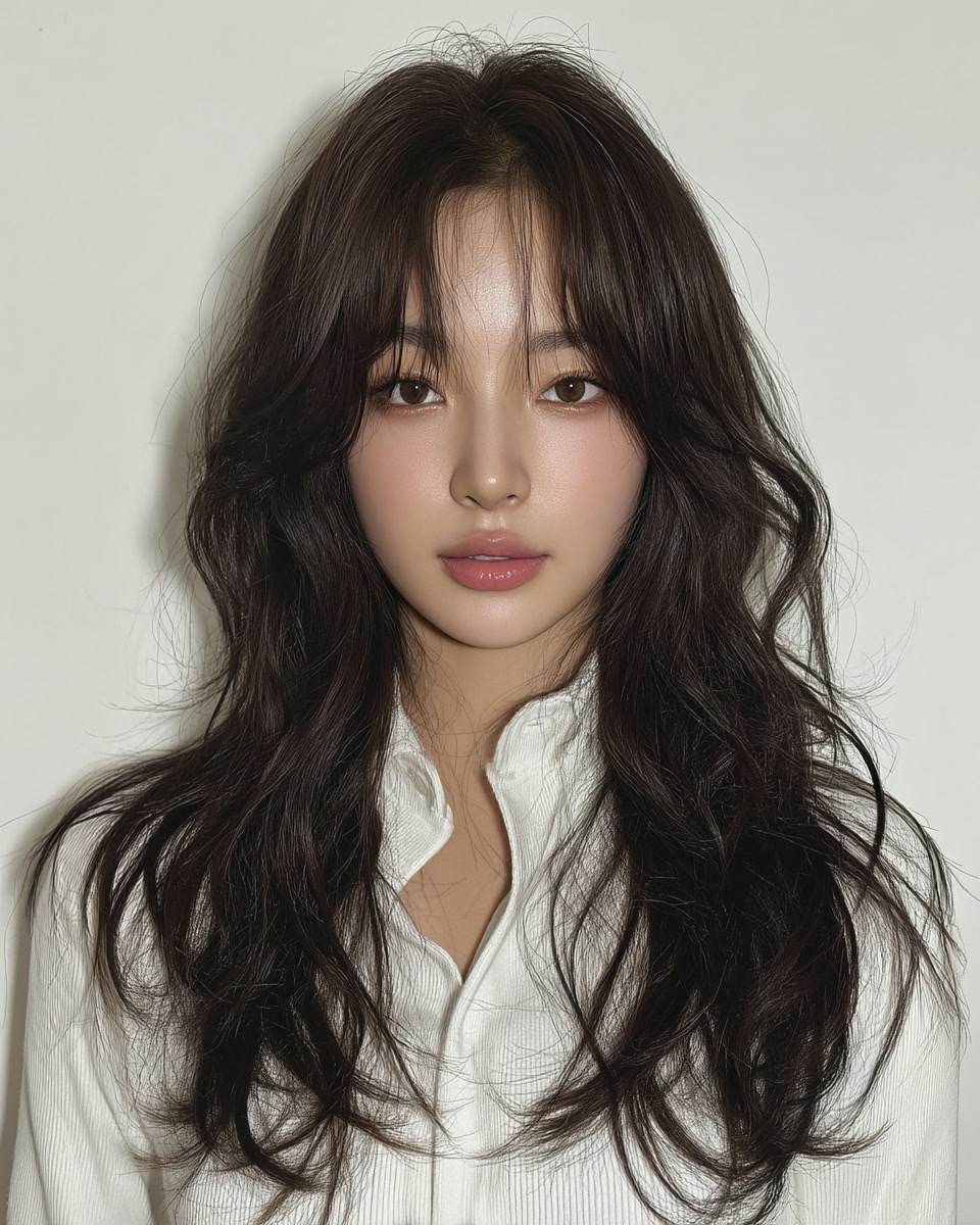 8 Hairstyles for Round Faces 2026 | Seoul Hair Salon 9 hairstyles for round faces 2026 - Style 6 at Korea Hair Salon Seoul