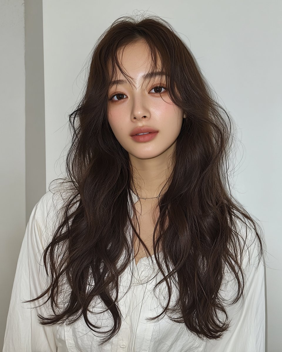 8 Hairstyles for Round Faces 2026 | Seoul Hair Salon 9 hairstyles for round faces 2026 - Style 6 at Korea Hair Salon Seoul