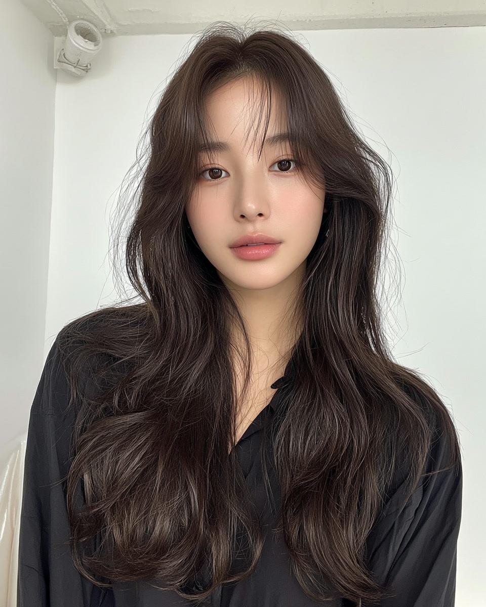 8 Hairstyles for Round Faces 2026 | Seoul Hair Salon 11 hairstyles for round faces 2026 - Style 8 at Korea Hair Salon Seoul