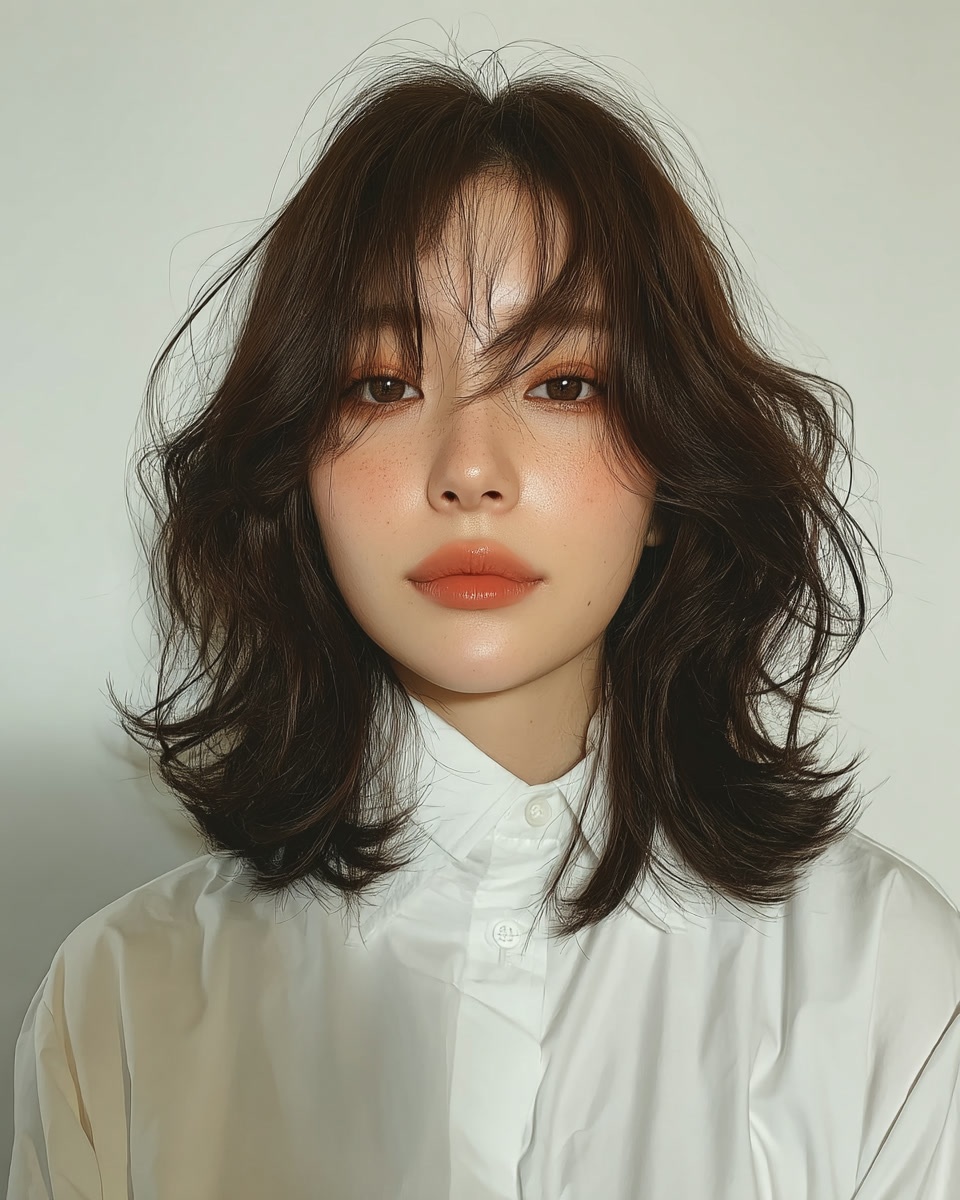 8 Layered Hair Styles Seoul 2026 | Seoul Hair Salon 7 layered hairstyles Seoul 2026 - Style 4 at Korea Hair Salon Seoul