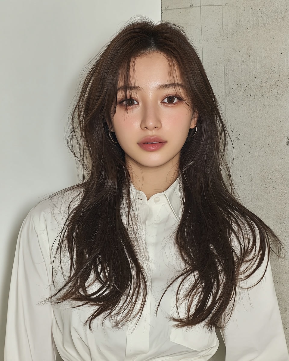 8 Layered Haircuts in Seoul | Seoul Hair Salon 7 layered haircuts Seoul - Style 4 at Korea Hair Salon Seoul