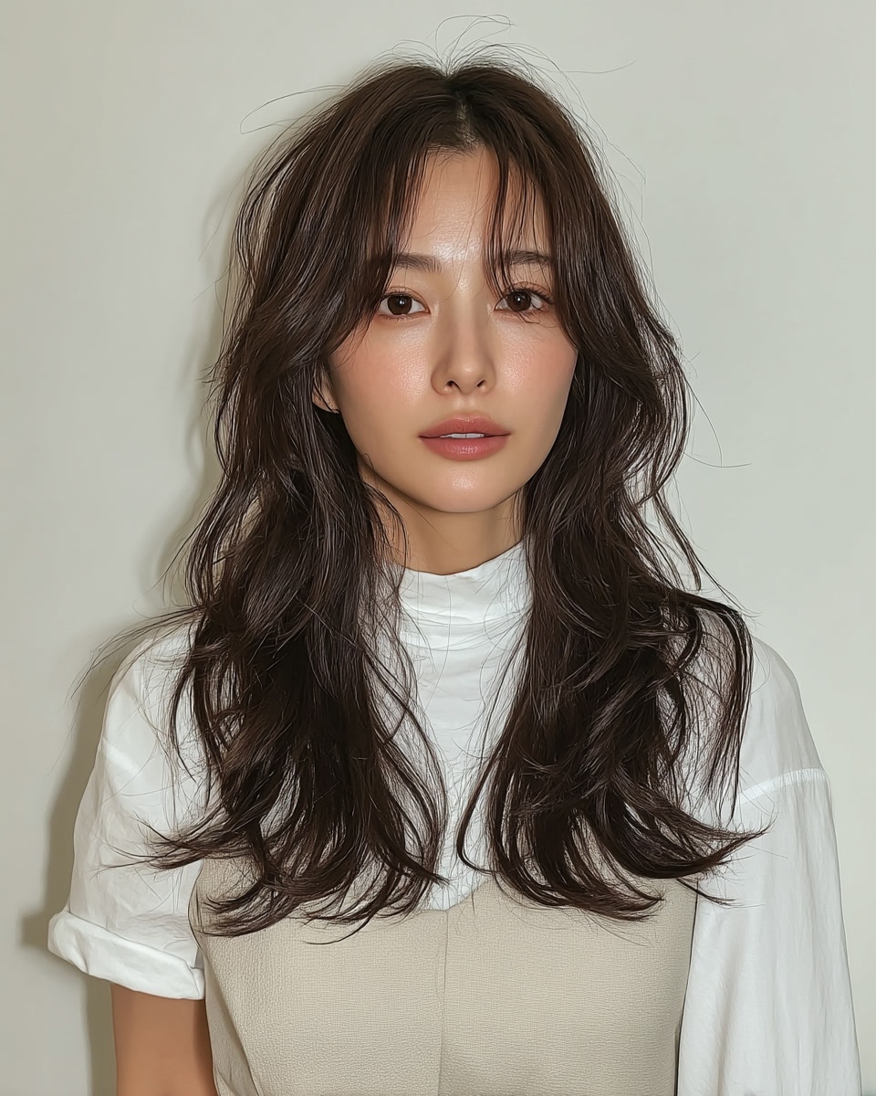 8 Layered Haircuts in Seoul | Seoul Hair Salon 9 layered haircuts Seoul - Style 6 at Korea Hair Salon Seoul