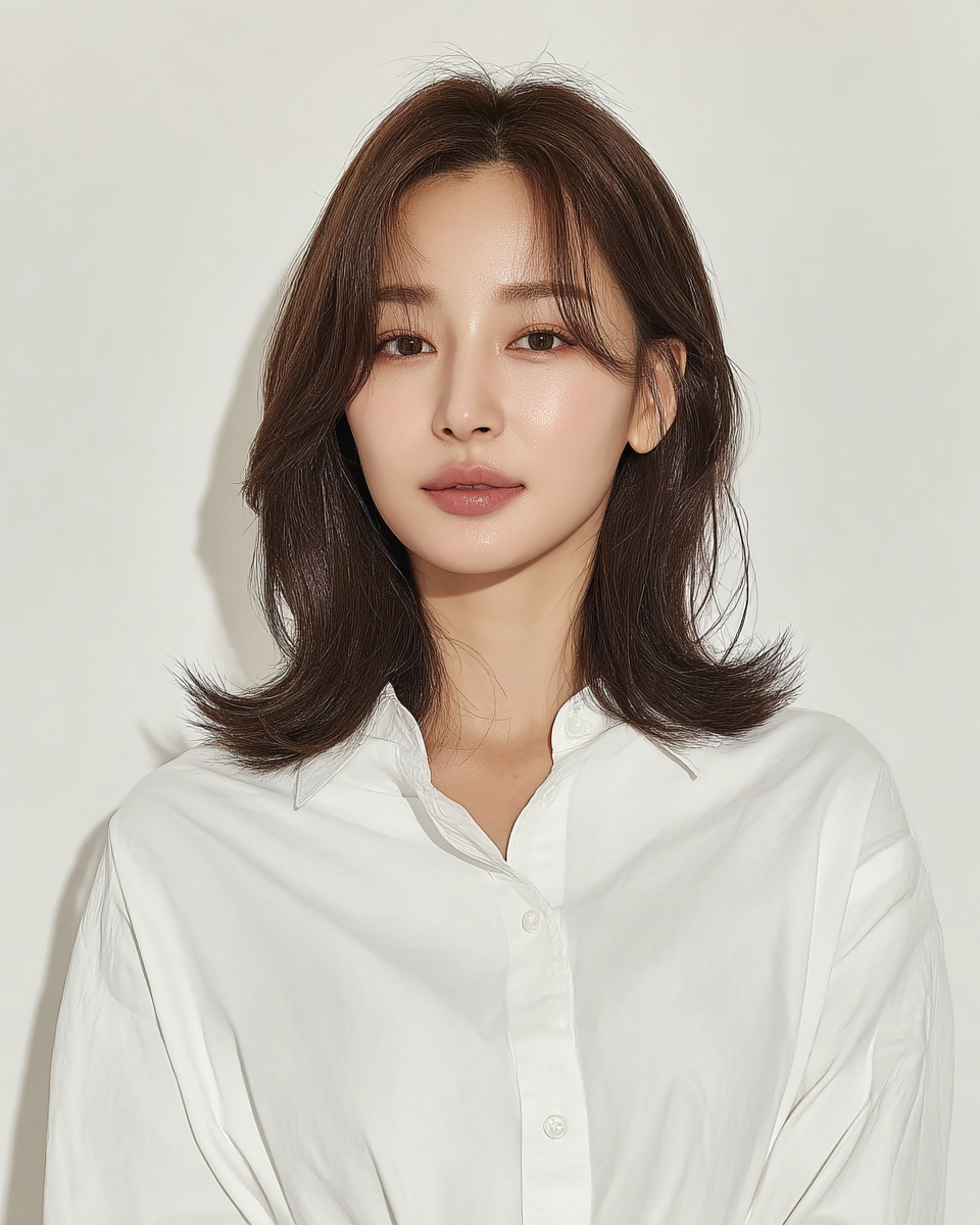 8 Layered Haircuts Seoul 2026 | Seoul Hair Salon 5 layered haircuts Seoul 2026 - Style 3 at Korea Hair Salon Seoul