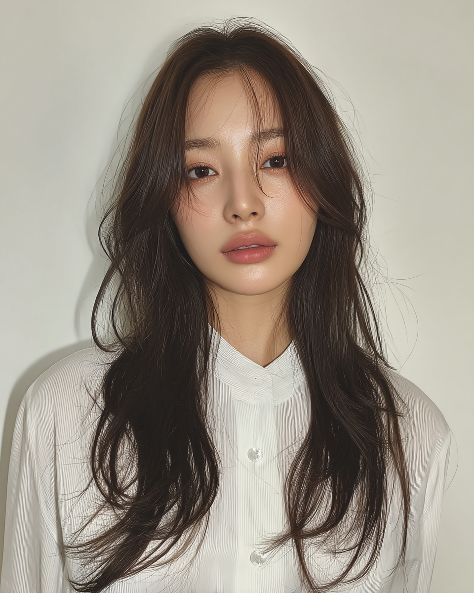 8 Layered Haircuts Seoul 2026 | Seoul Hair Salon 8 layered haircuts Seoul 2026 - Style 5 at Korea Hair Salon Seoul