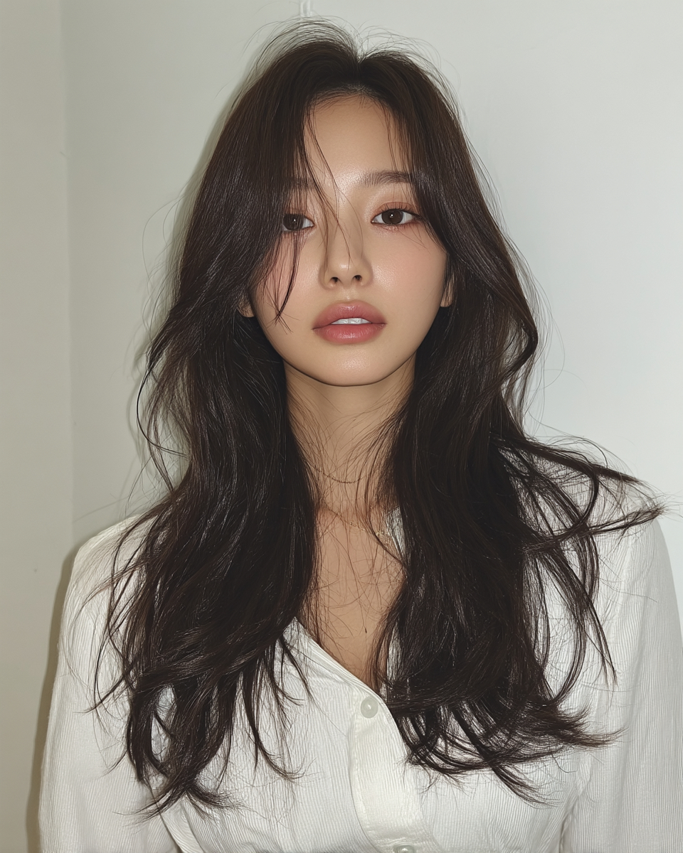 8 Layered Haircuts Seoul 2026 | Seoul Hair Salon 9 layered haircuts Seoul 2026 - Style 6 at Korea Hair Salon Seoul