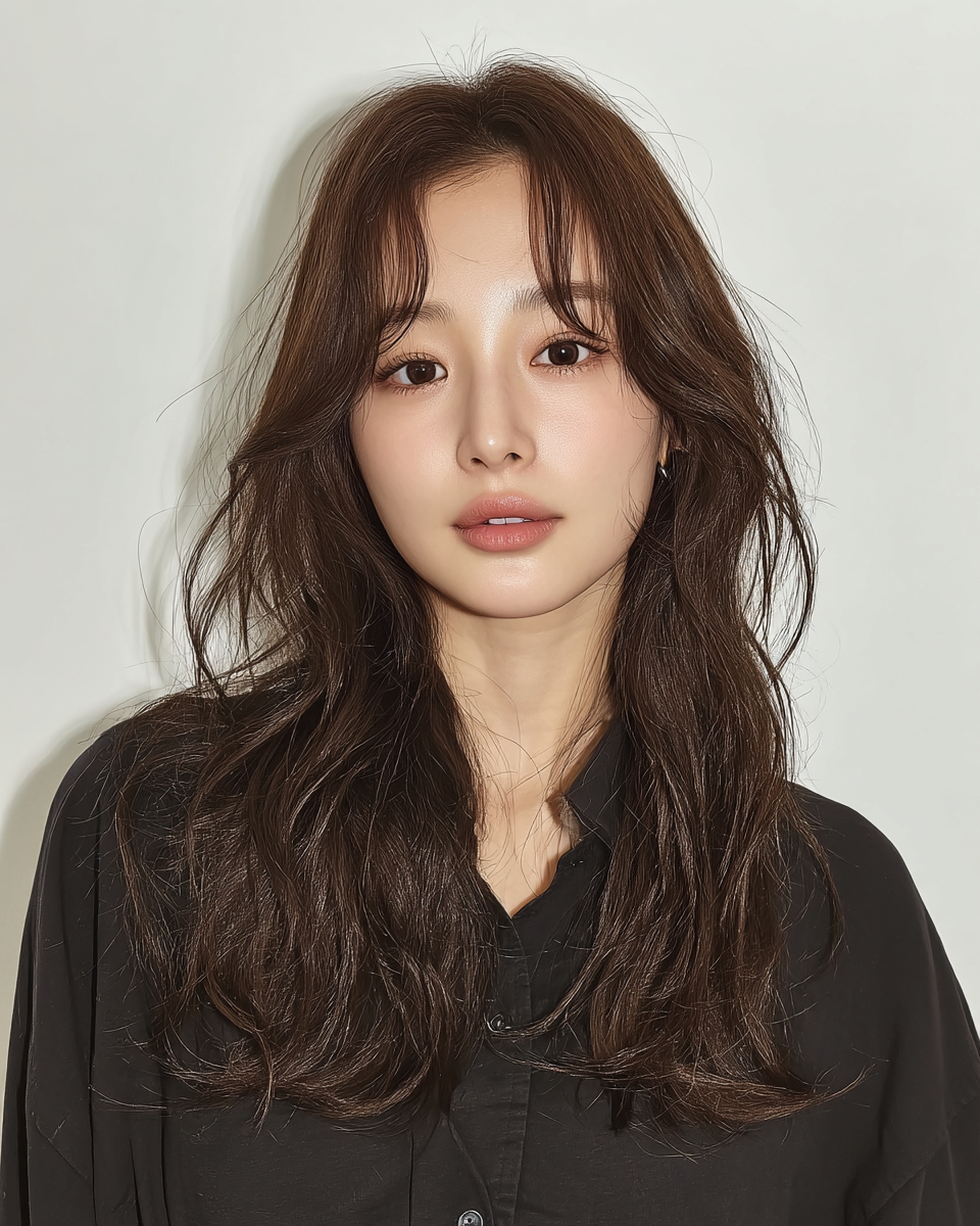 8 Layered Haircuts Seoul 2026 | Seoul Hair Salon 10 layered haircuts Seoul 2026 - Style 7 at Korea Hair Salon Seoul