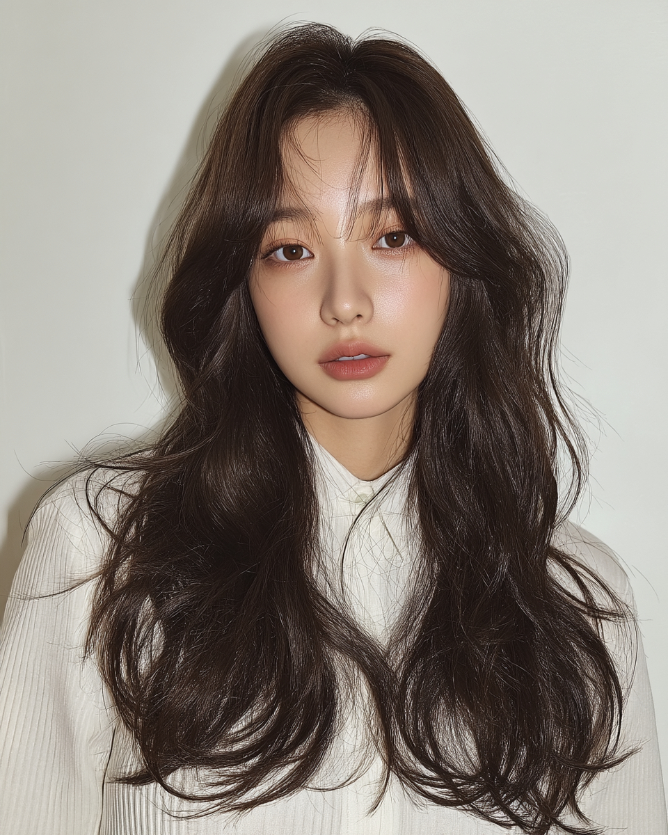 8 Layered Haircuts Seoul 2026 | Seoul Hair Salon 11 layered haircuts Seoul 2026 - Style 8 at Korea Hair Salon Seoul