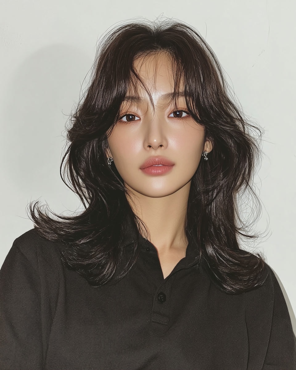 8 Layered Wave Styles 2026 | Seoul Hair Salon 4 layered wave styles 2026 - Style 2 at Korea Hair Salon Seoul