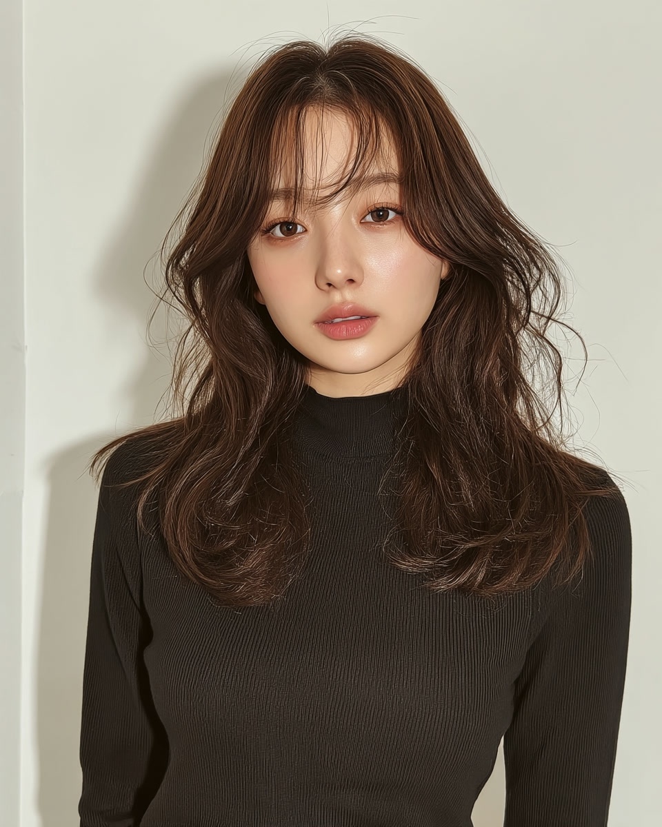 8 Layered Wave Styles 2026 | Seoul Hair Salon 7 layered wave styles 2026 - Style 4 at Korea Hair Salon Seoul