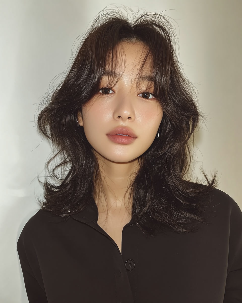8 Layered Wave Styles 2026 | Seoul Hair Salon 10 layered wave styles 2026 - Style 7 at Korea Hair Salon Seoul